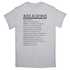 Religions Ash T-Shirt